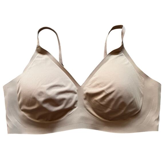 Eby Relief Bra Wireless Nude Beige Comfort Size XL - Picture 1 of 4